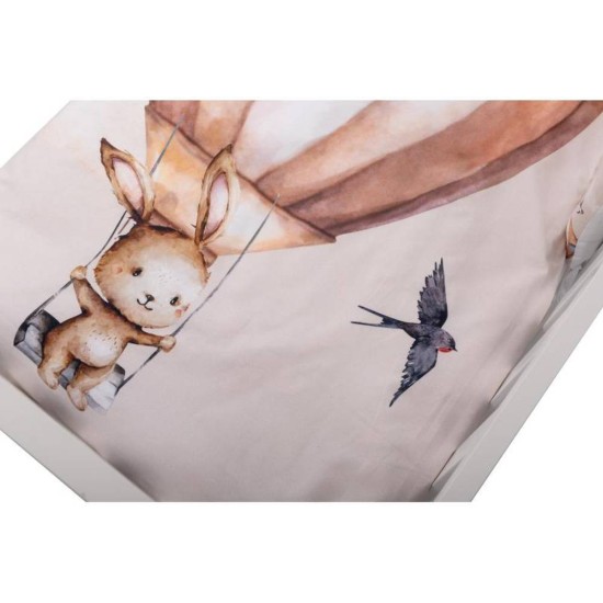 Bubaba 6 részes ágynemű szett, Flying Bunny Beige