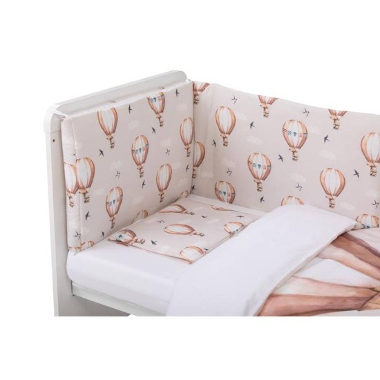 Bubaba 6 részes ágynemű szett, Flying Bunny Beige
