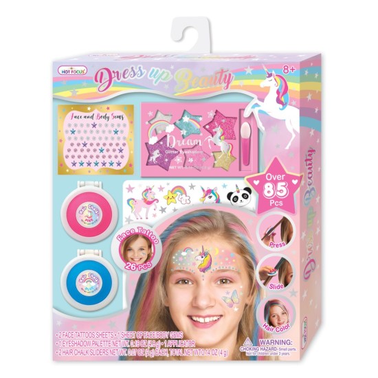 Kreativitásfejlesztő tetováló készlet, Dress Up Beauty