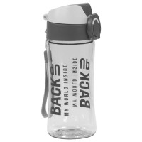 BackUp kulacs 400ml, átlátszó-szürke