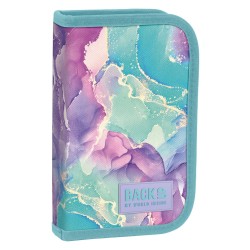 BackUP egyrekeszes kihajtható tolltartó lányoknak, aquarell dream