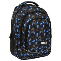BackUP ergonomikus iskolatáska és hátizsák fiúknak, háromrekeszes, 3D metal BackUP ergonomikus iskolatáska és hátizsák fiúknak, háromrekeszes, 3D metal