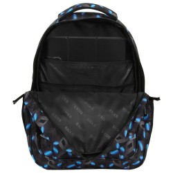 BackUP ergonomikus iskolatáska és hátizsák fiúknak, háromrekeszes, 3D metal