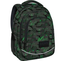 BackUP ergonomikus iskolatáska és hátizsák, háromrekeszes, 3D geometry