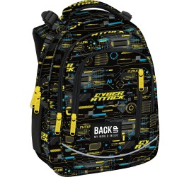BackUP ergonomikus iskolatáska és hátizsák, technical yellow