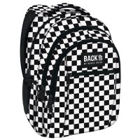 BackUP iskolatáska, hátizsák háromrekeszes, pepita original