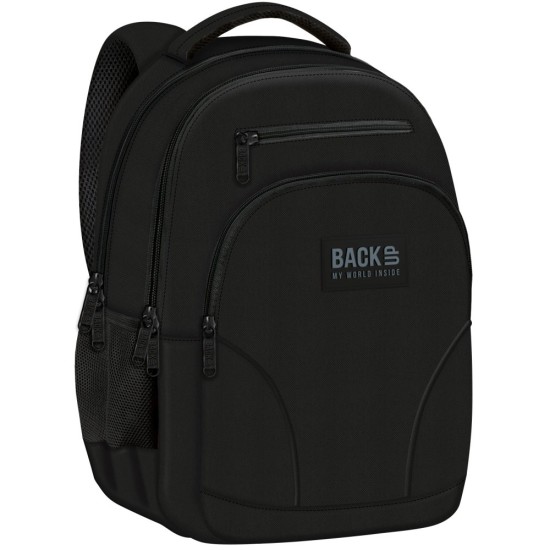 BackUP iskolatáska, hátizsák, simple black