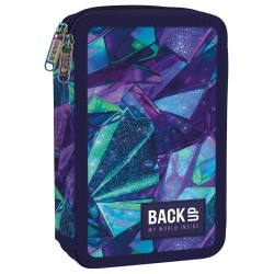 BackUp kétrekeszes, emeletes tolltartó, felszereléssel, ultraibolya fantasy