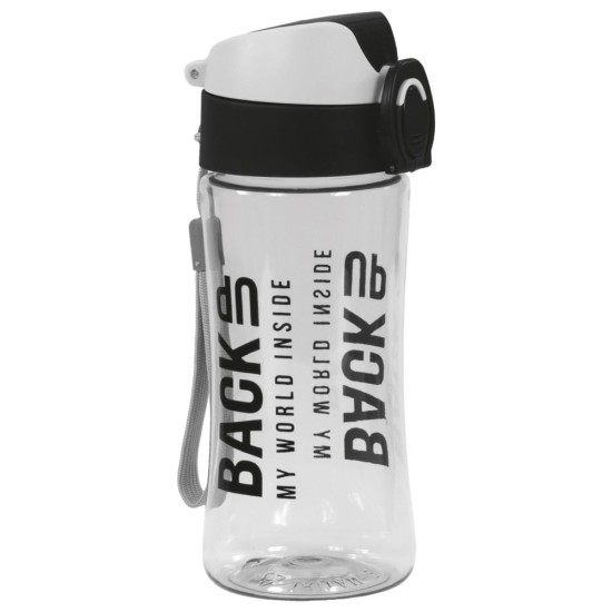BackUp kulacs 400ml, átlátszó-szürke