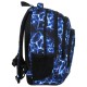 BackUP négyrekeszes iskolatáska, hátizsák, shining water