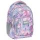 BackUP négyrekeszes iskolatáska, hátizsák lányoknak, art of colors
