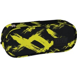 BackUP tolltartó fiúknak, ovális, cipzáras, neon tunning