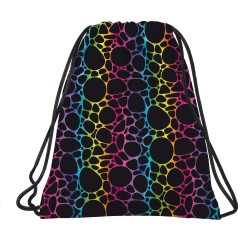 BackUP tornazsák, fekete szivárványszínű