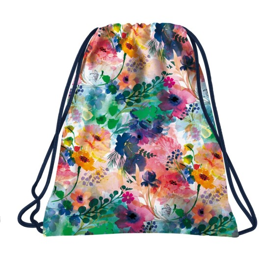 BackUP tornazsák, flower aquarelle art