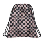 BackUP tornazsák, rózsaszín – fekete, szívecskés