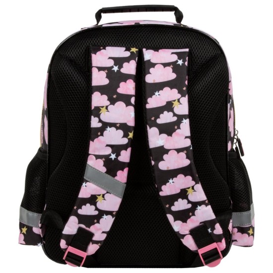 Balerinás kétrekeszes elsős iskolatáska és hátizsák lányoknak, Ballet Shoes, rózsaszín