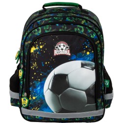 Ergonomikus elsős iskolatáska és hátizsák fiúknak, focis, Football fan