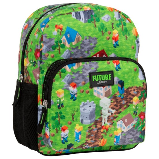 Kétrekeszes óvodai hátizsák fiúknak, Minecraft future
