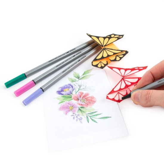 Kidea 12 színű tűfilc