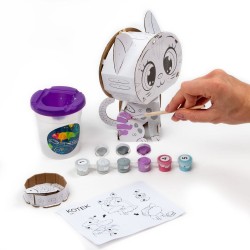 Kidea 3D cicafigurás kifestő