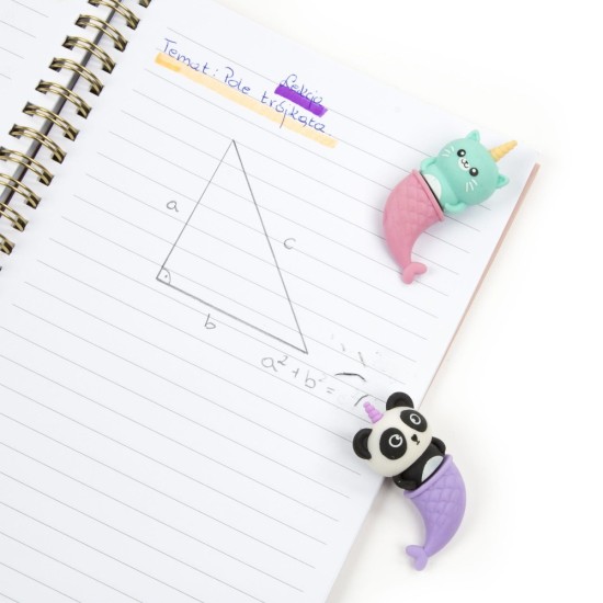 Kidea cica és panda formájú illatos radír