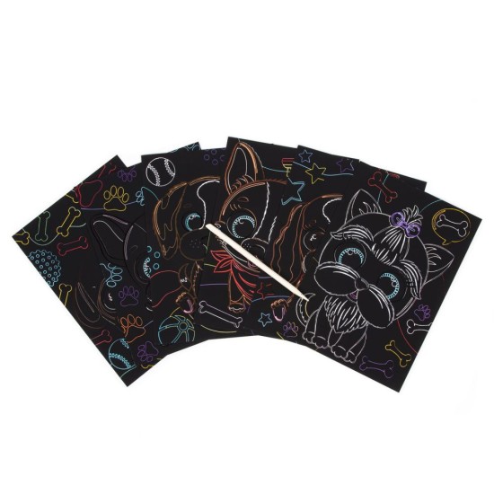 Kidea kaparós kifestő, kutyás