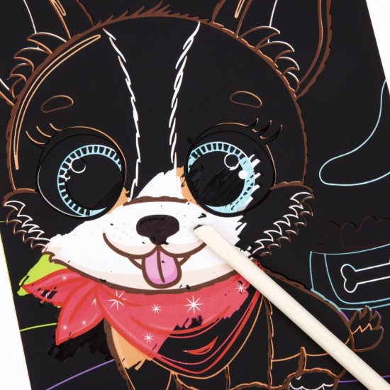 Kidea kaparós kifestő, kutyás