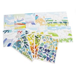 Kidea kreatív számkirakó, dinoszauruszos