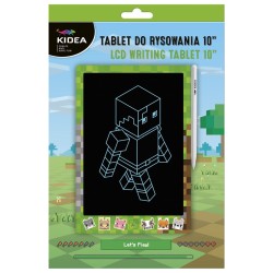 Kidea LCD kijelzős rajztábla, Minecraft Pixel dekorációval