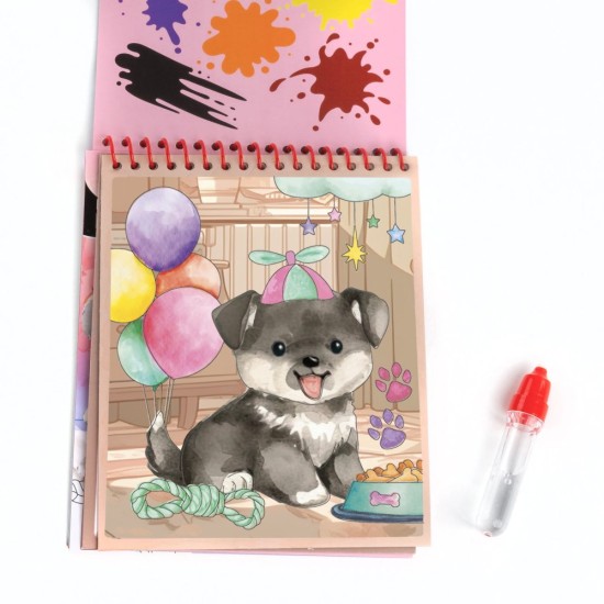 Kidea mágikus vizes kifestőkönyv, dogs