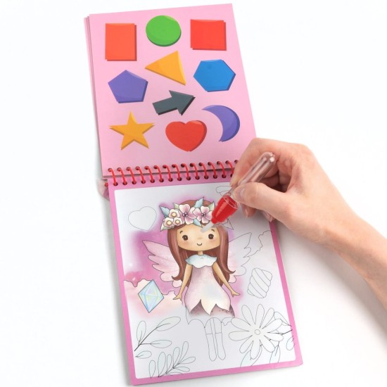 Kidea mágikus vizes kifestőkönyv, fairy