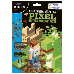 Kidea mozaik készítő szett színezhető lapokkal, Minecraft