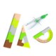 Kidea puzzle geometriai készlet fiúknak, Minecraft – 4 részes, 20 cm