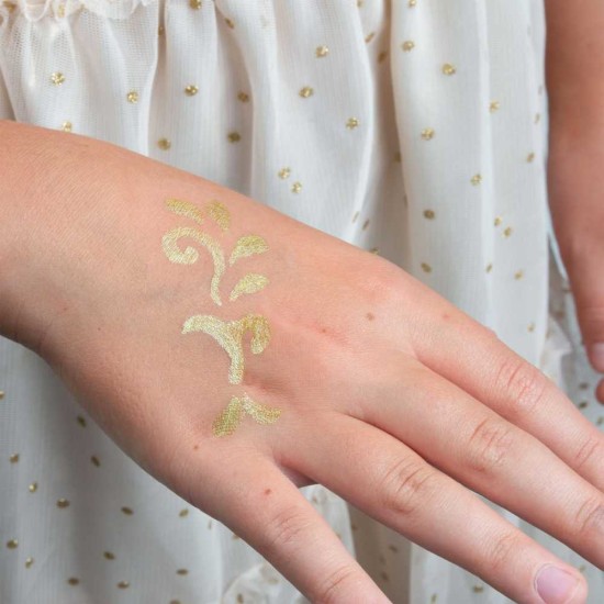 Kidea tetováló filcek dekoratív sablonokkal