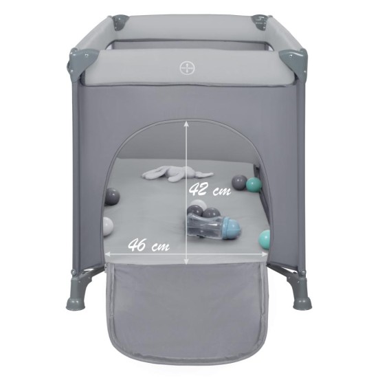 Kidwell BLISSY BASIC Stone Gray – összecsukható utazóágy