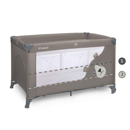 Kidwell Blissy DUO utazóágy, bézs, macis