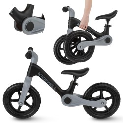 Kidwell FLEX futóbicikli, összecsukható, fekete