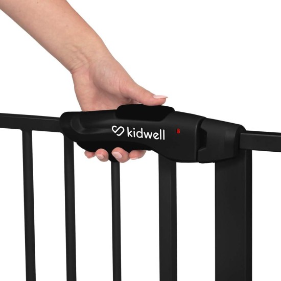 Kidwell GUARDA gyermek biztonsági kapu 75-105 cm, fekete