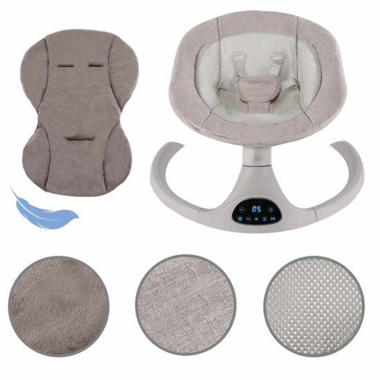 Kidwell LUVI Beige elektromos babahinta és pihenőszék 2 az 1-ben, bézs