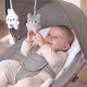 Kidwell LUVI Gray elektromos babahinta és pihenőszék 2 az 1-ben, szürke