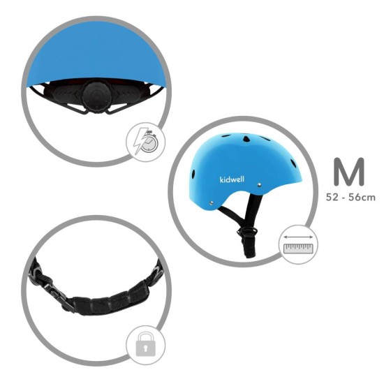Kidwell ORIX II Blue gyerek bukósisak – S (48–52 cm)