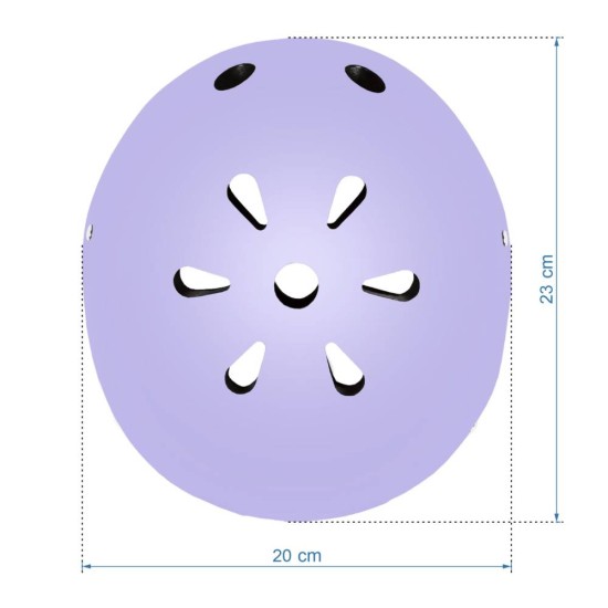 Kidwell ORIX II Violet gyerek bukósisak – M (52–56 cm)