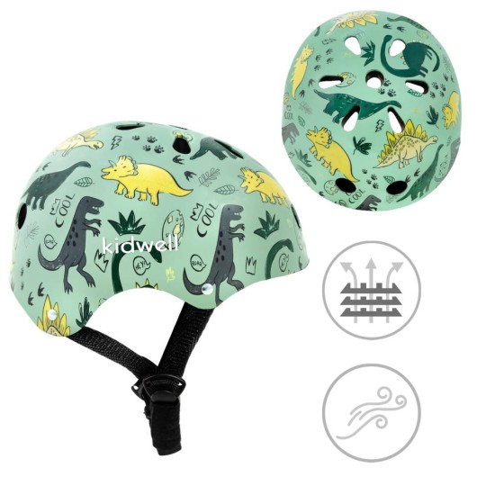 Kidwell ORIX Plus Dino gyerek bukósisak – S (48–52 cm)