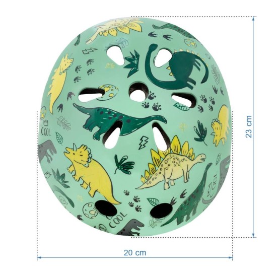 Kidwell ORIX Plus Dino gyerek bukósisak – S (48–52 cm)