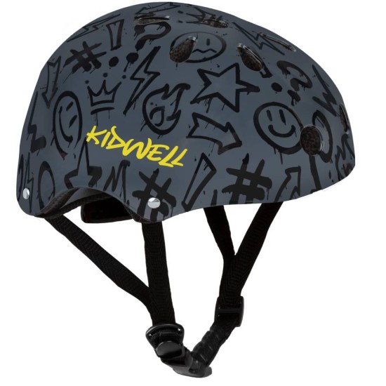 Kidwell ORIX Plus Graffiti gyerek bukósisak – M (52–56 cm)