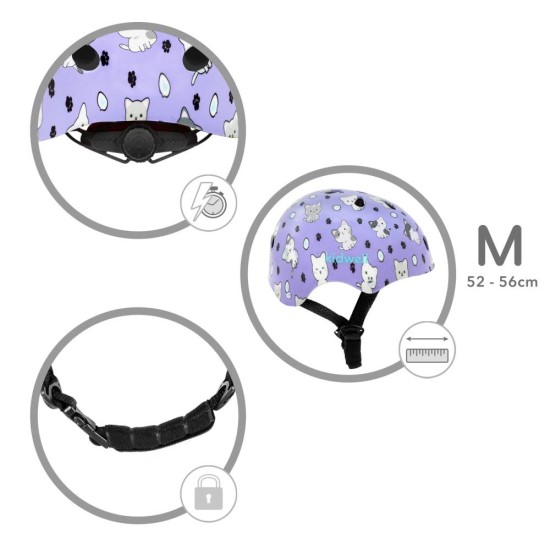 Kidwell ORIX Plus Kitty bukósisak gyerekeknek – M (52–56 cm)