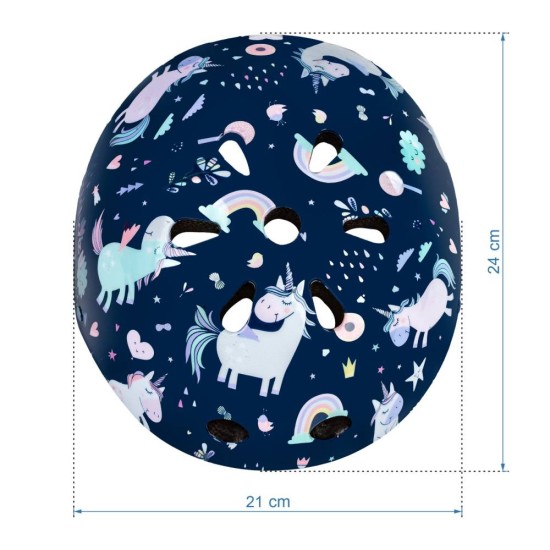 Kidwell ORIX PLUS Unicorn gyerek bukósisak – M (52–56 cm)