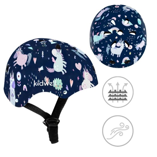 Kidwell ORIX PLUS Unicorn gyerek bukósisak – S (48–52 cm)