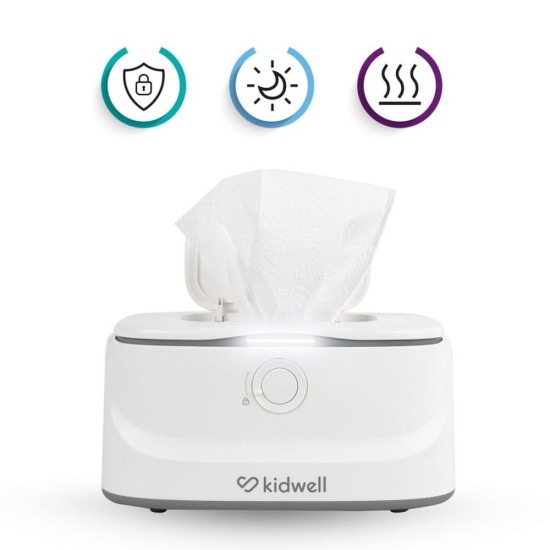 Kidwell TISSU White – nedves törlőkendő-melegítő