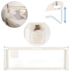 Kidwell TIVA 160 Beige – állítható ágyvédő korlát